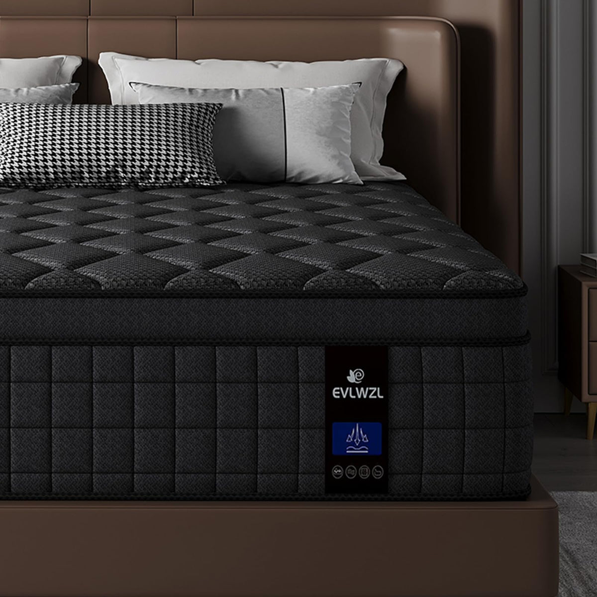 10 Inch Queen Hybrid Memory Foam Mattress J9028