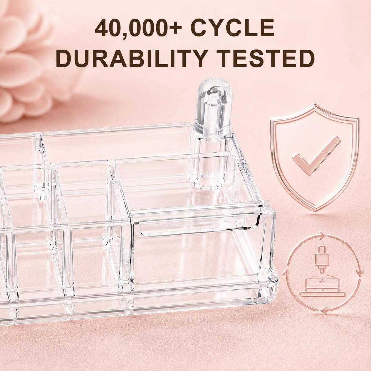 Clear Mahjong Racks with Pushers 4-Pack F440575