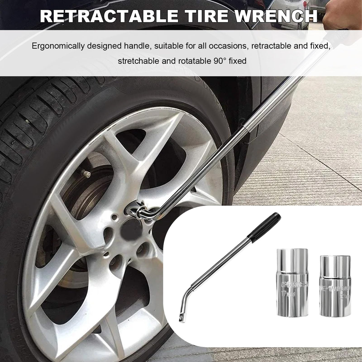 2 Ton Scissor Jack Kit with Lug Wrench W9374