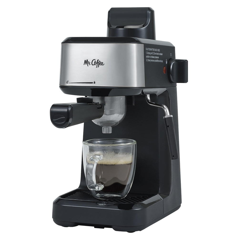 4-Shot Steam Espresso Cappuccino and Latte Maker with Stainless Steel Frothing Pitcher N2504