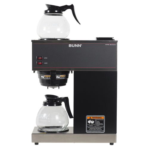 12-Cup Commercial Coffee Brewer with Glass Decanters C61303