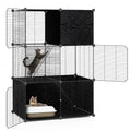 3-Tier Detachable Metal Wire Cat Cage O5419