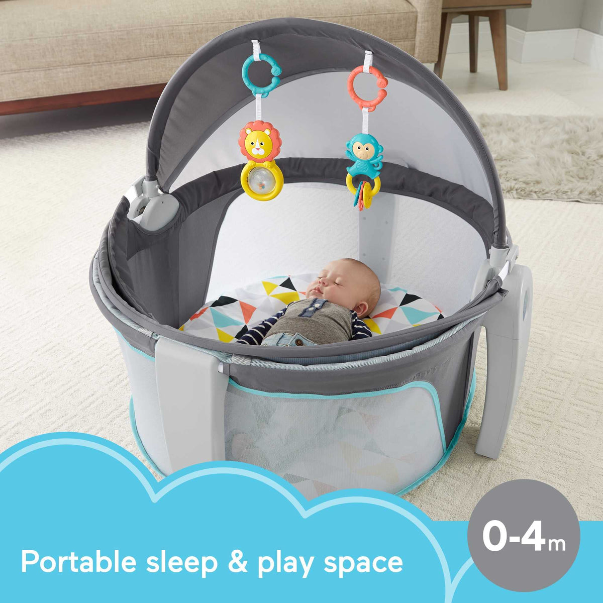 Portable Bassinet Baby Dome with Canopy D70930