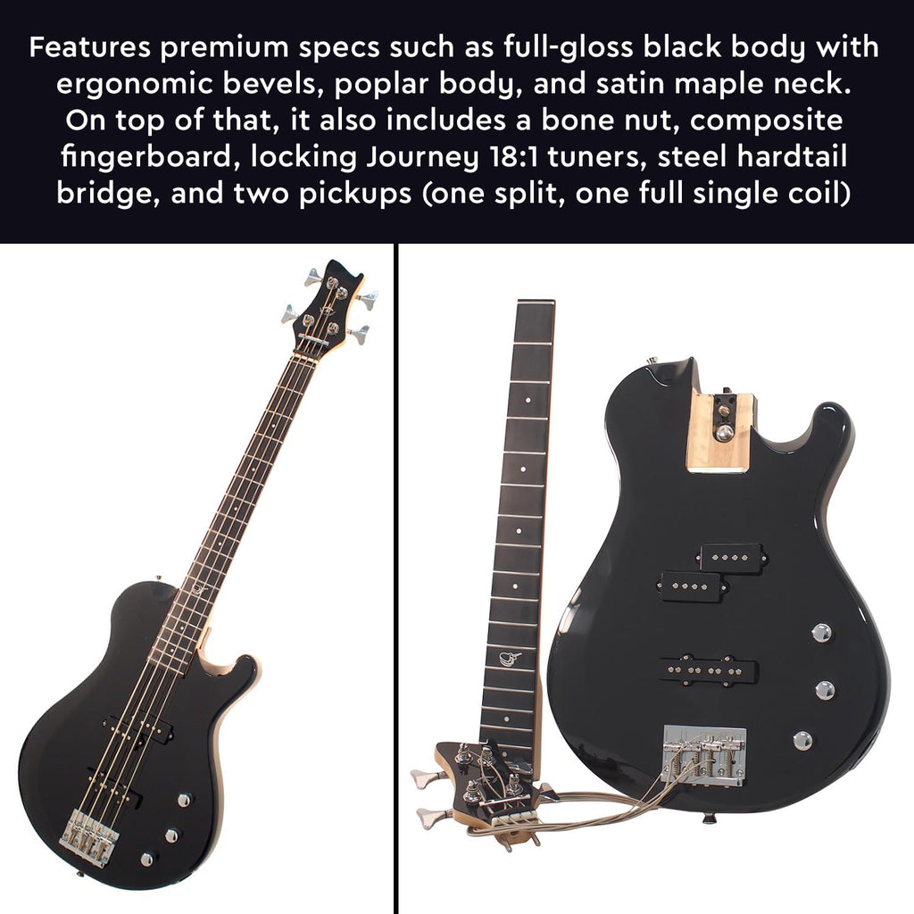 Collapsible Folding Electric Travel Guitar F421