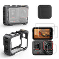 Aluminum Metal Frame Cage Case Bag with Silicone Lens Cap Screen Protector Camera Accessories Kit G424919