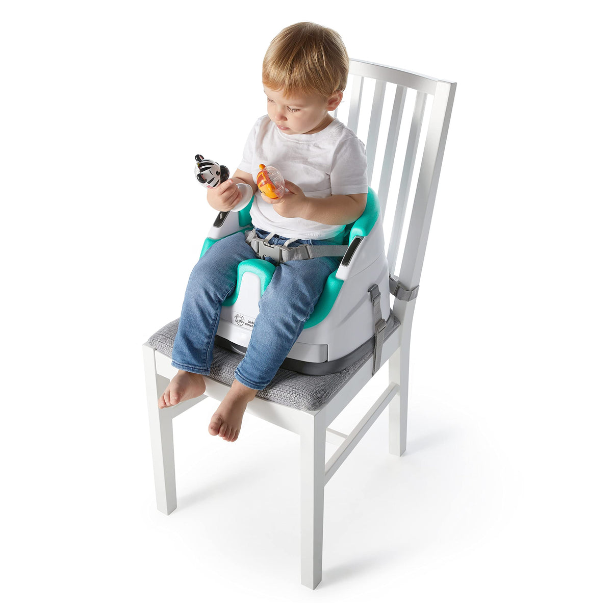 Booster Feeding & Floor Activity Seat with Self-Storing Tray B237