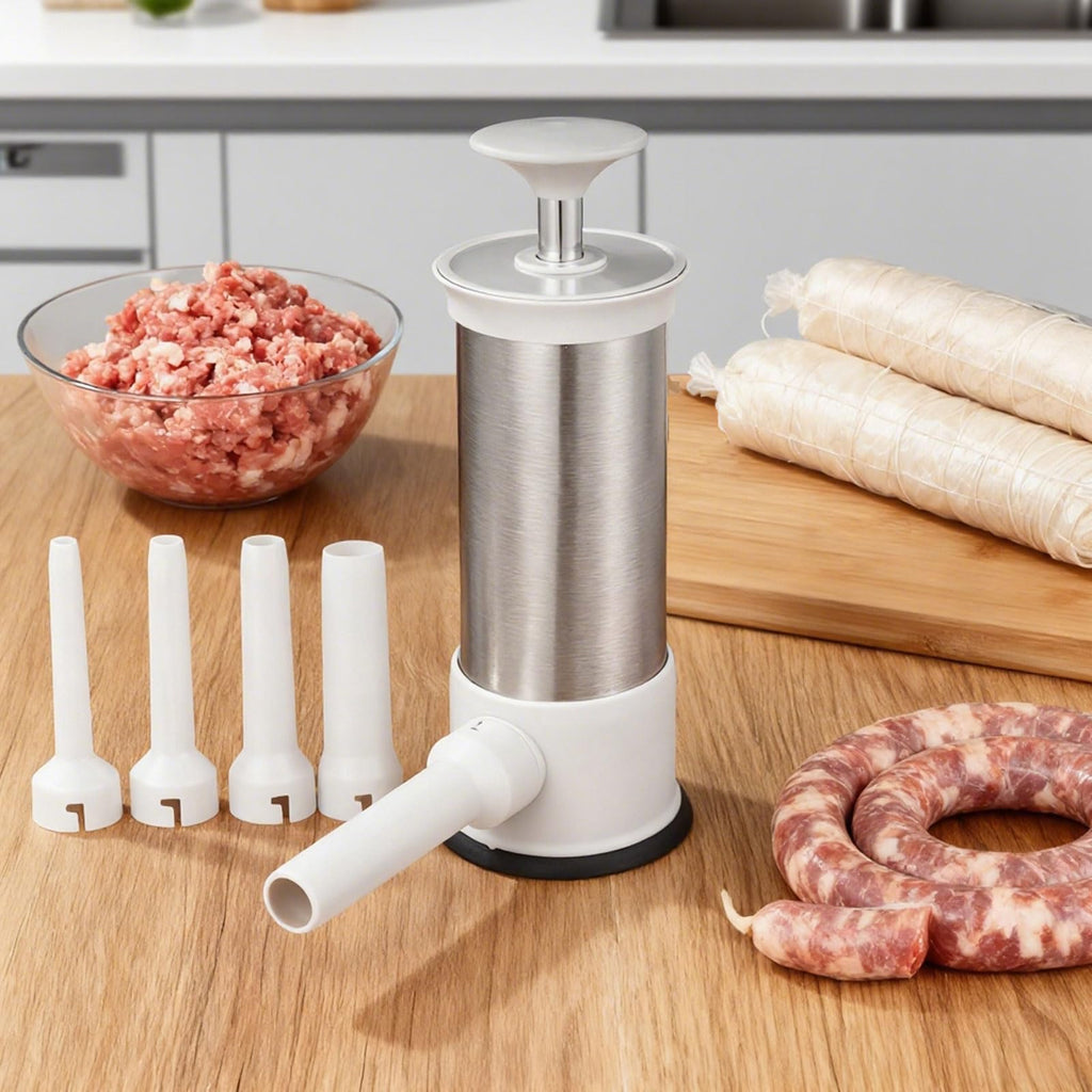 2.2-Pound Vertical Sausage Stuffer with 4 Nozzles C453376