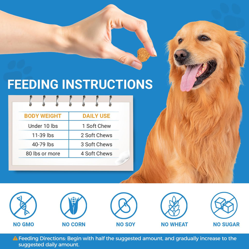 Flea and Tick Prevention for Dogs 200 Soft Chews Chicken Flavor B143