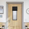 Black Classroom Door Window Cover X544