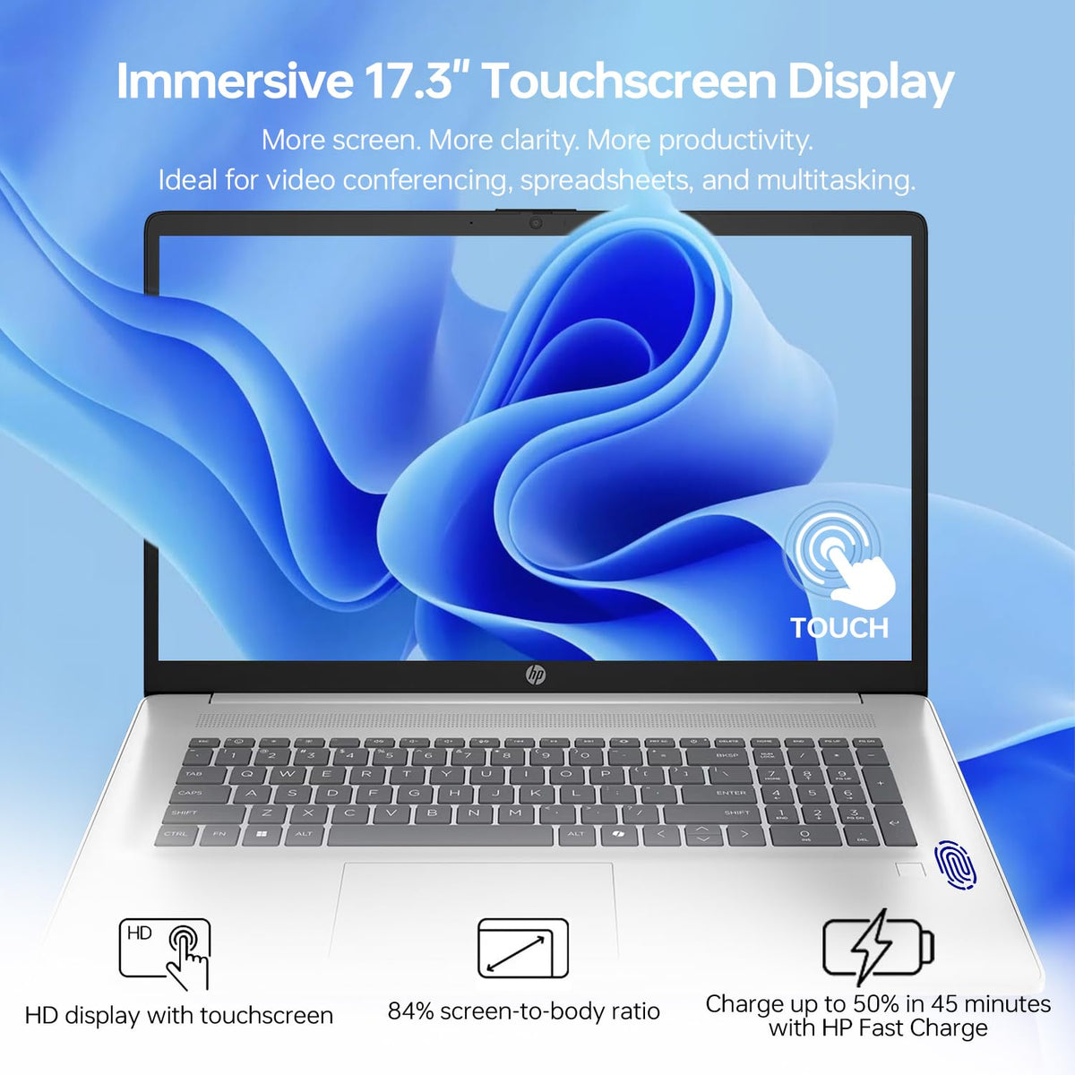 17.3" Touchscreen Laptop PC, Intel Ultra 5, 16GB DDR5 RAM, 1TB SSD S88421
