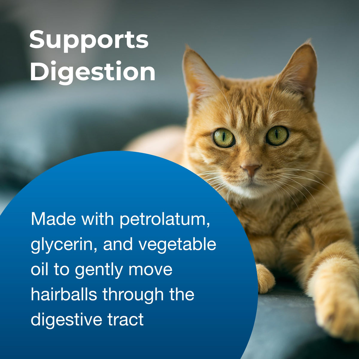 Hairball Solution Gel Supplement for Cats 3.5 oz M89072