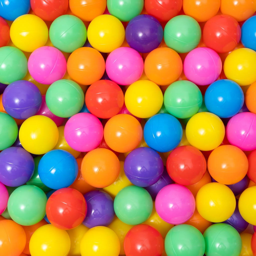 100pcs Crush Proof Plastic BPA Free Non-Toxic Play Balls R22990