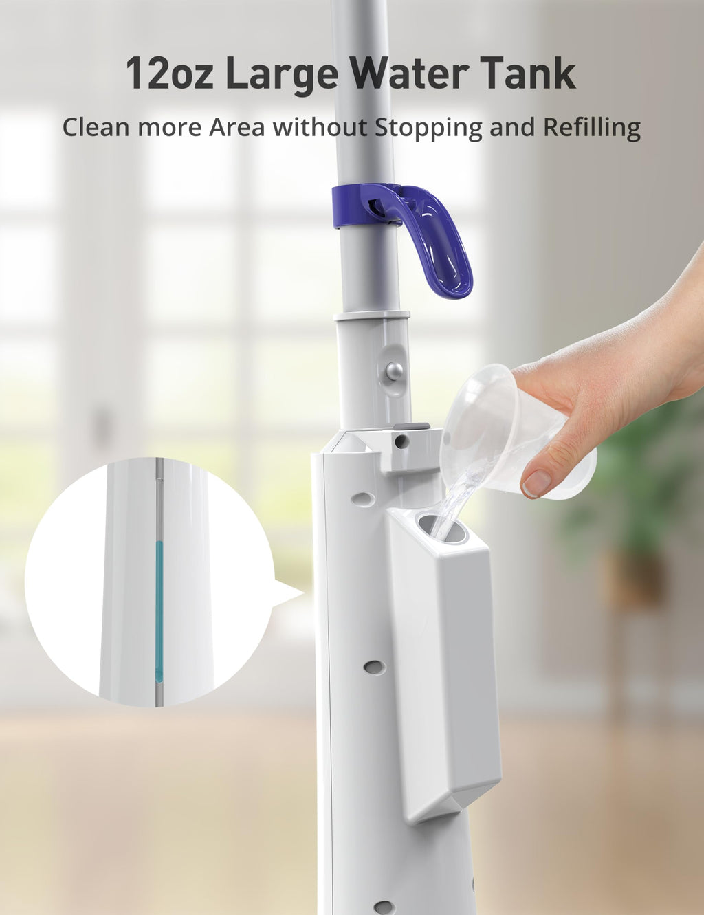 1300W Steam Mop Cleaner with 2 Washable Pads V647
