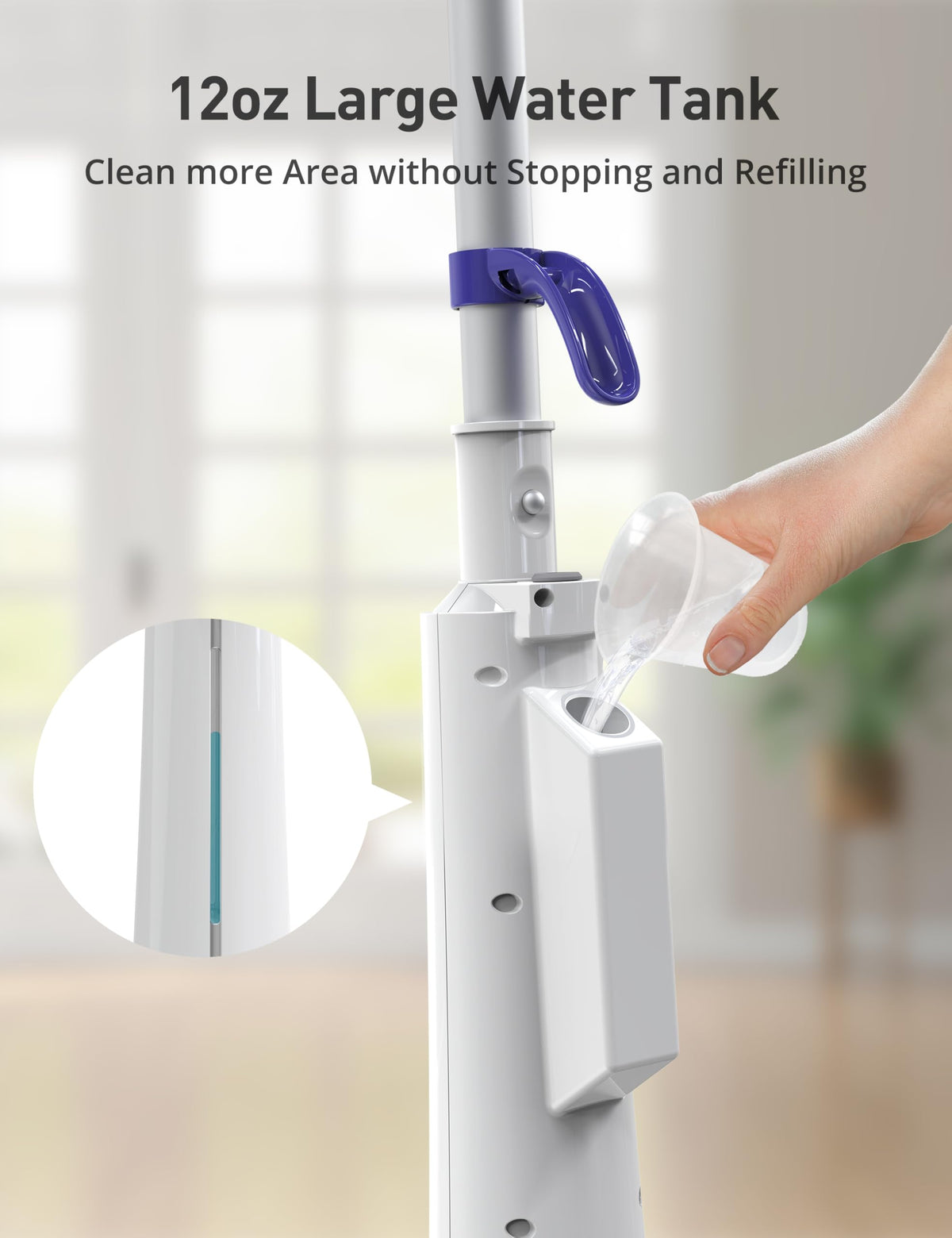 1300W Steam Mop Cleaner with 2 Washable Pads V647
