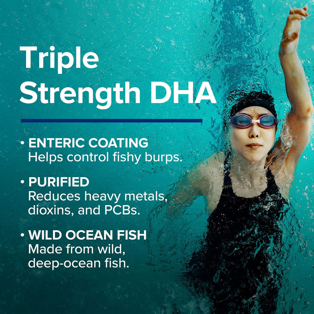 DHA 1000 Omega 3 Supplement 45 Softgels K738489