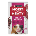 Moist & Meaty Soft Dog Food Pouches, 36 ct T92101