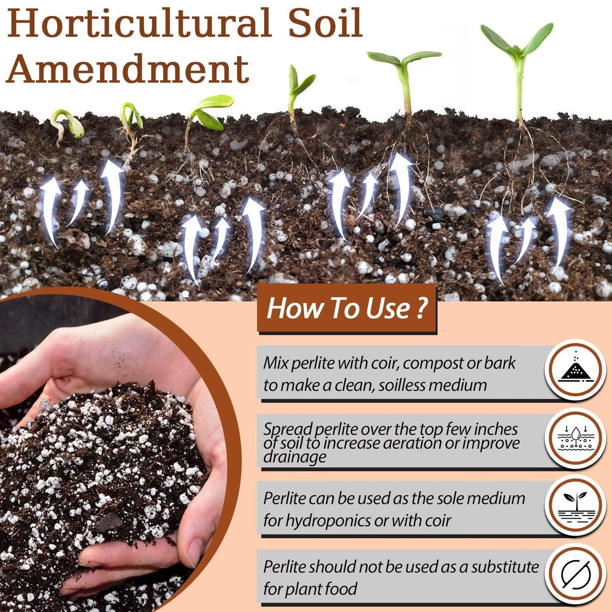 4QT Organic Horticultural Perlite Soil Amendment F470
