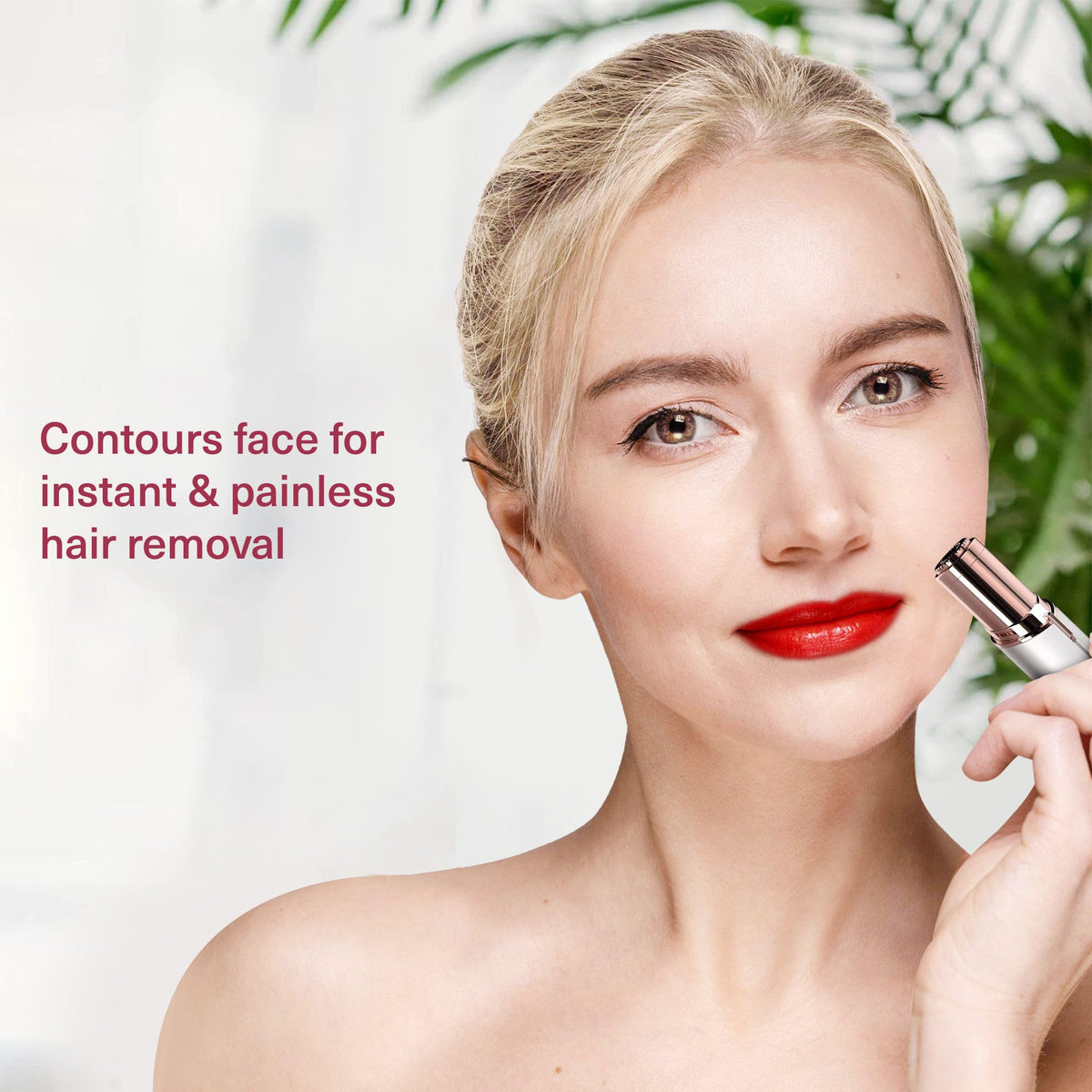 Electric Facial Hair Removal Razor Dermaplaning Trimmer R59886