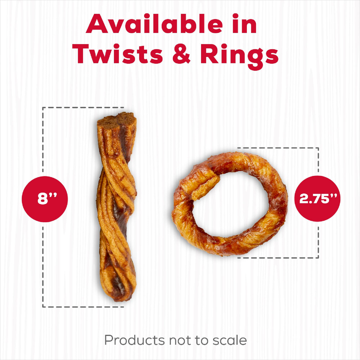 Beef Rings Dog Chews 7 Count K500
