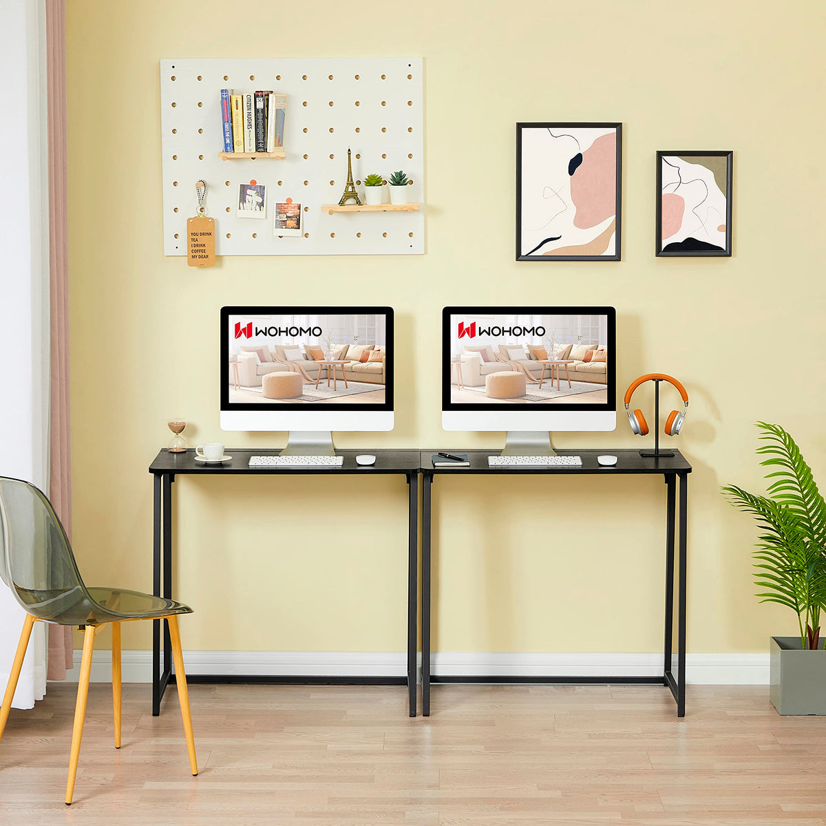 Black Folding Desk U9174