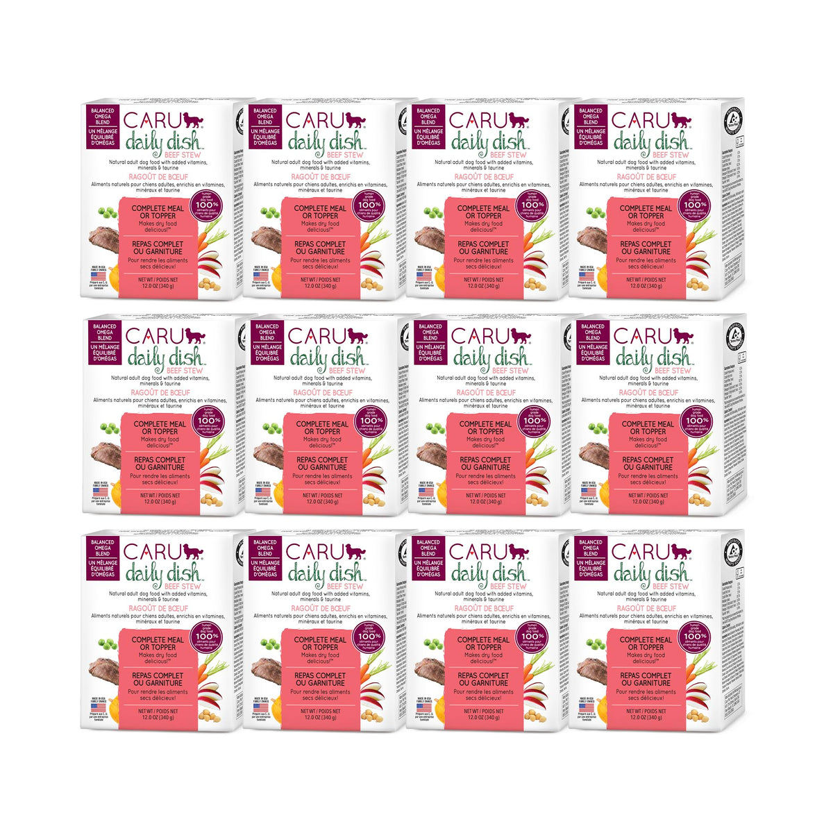 Beef Stew Dog Food 12 oz Case of 12 X7226