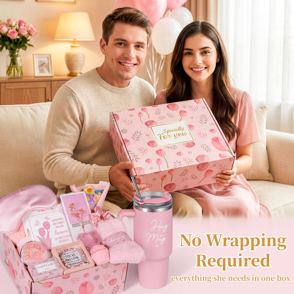 15 Pcs Pink Gift Basket R500