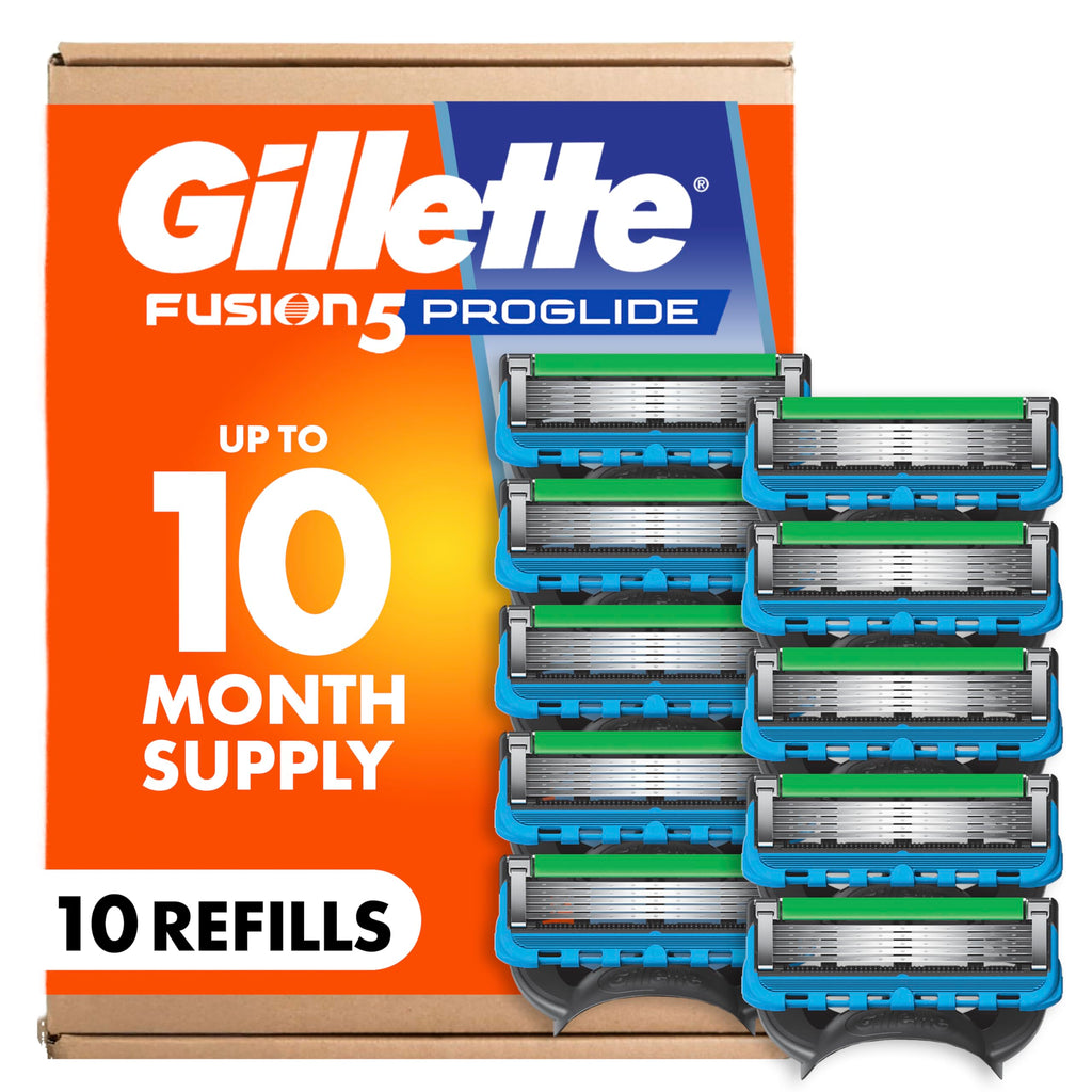 5-Blade Razor Blade Refills with Precision Trimmer, 10 Count T1815