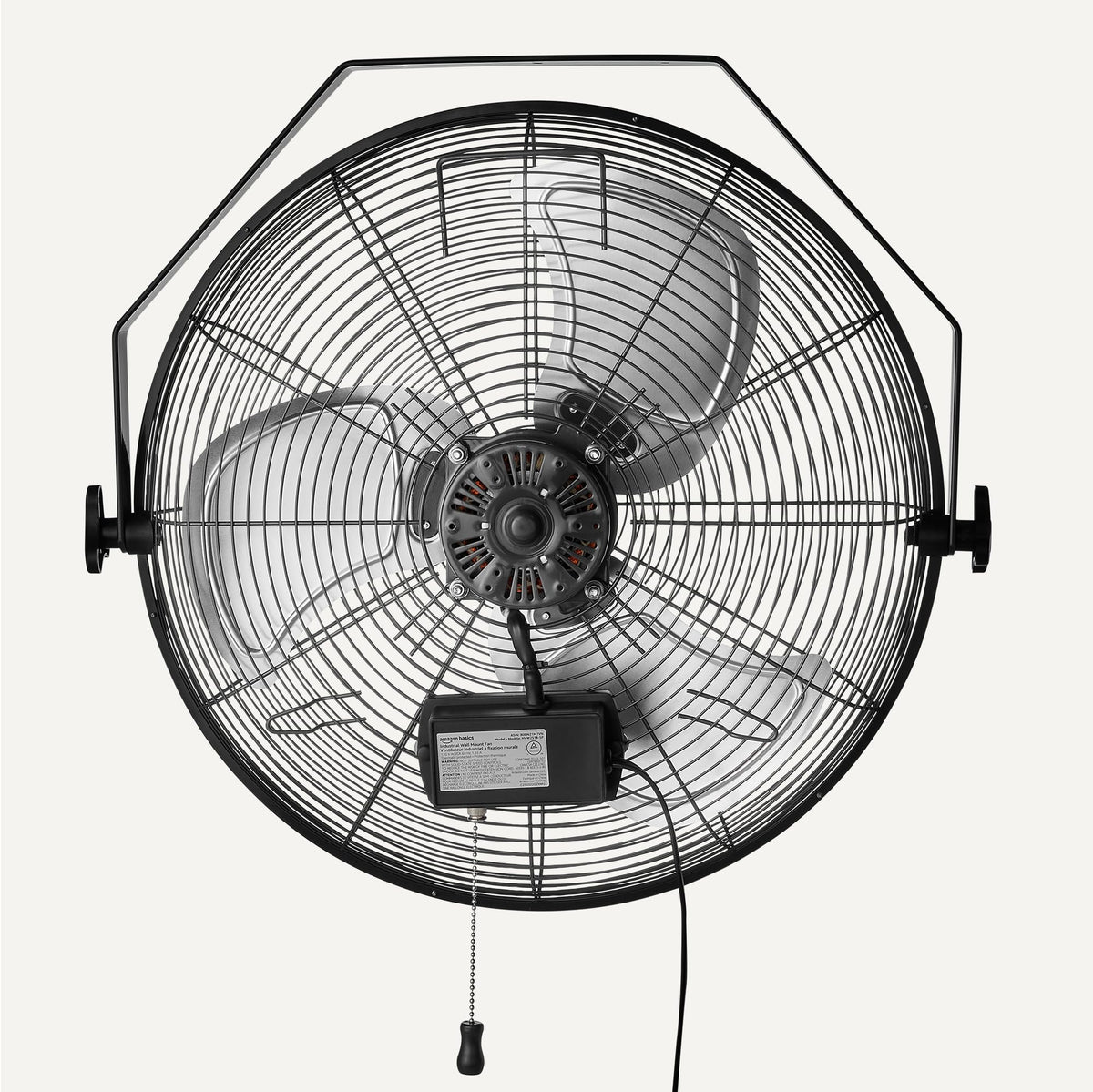 18" Indoor Wall-Mounted Industrial Fan with Three Speeds N58048