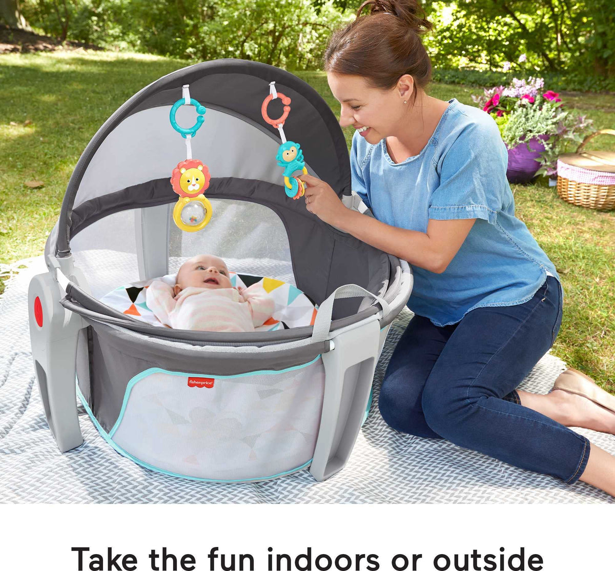 Portable Bassinet Baby Dome with Canopy D70930