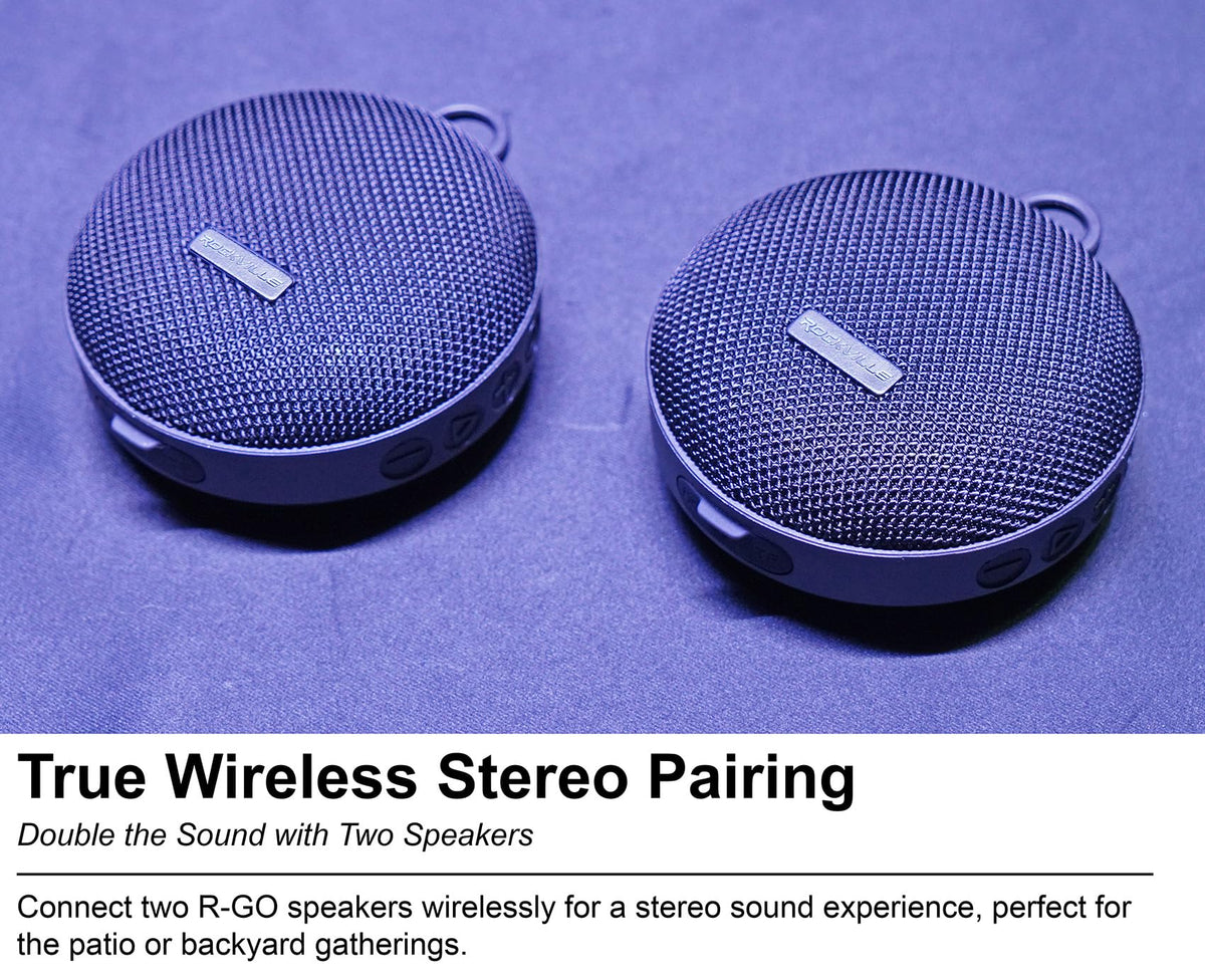 Waterproof Portable Bluetooth Speaker 2-Pack P4592