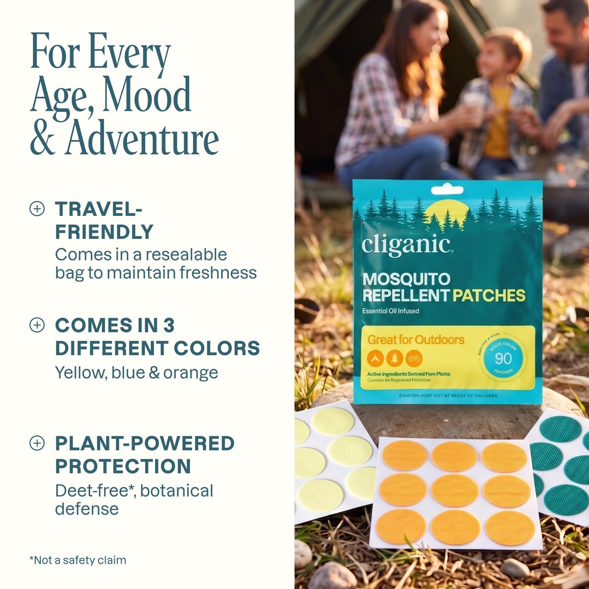 Mosquito Repellent Stickers 90 Pk K465