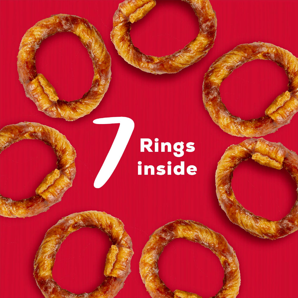 Beef Rings Dog Chews 7 Count K500