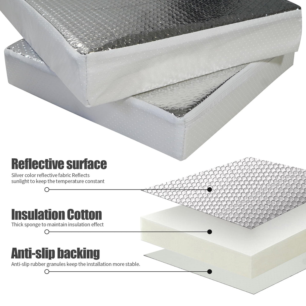 22 x 14 Inch RV Vent Insulator with Reflective Surface U131967