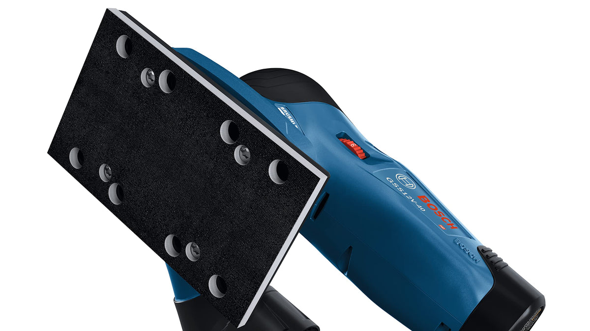 12V Brushless Orbital Finishing Sander with Dust Bag I332