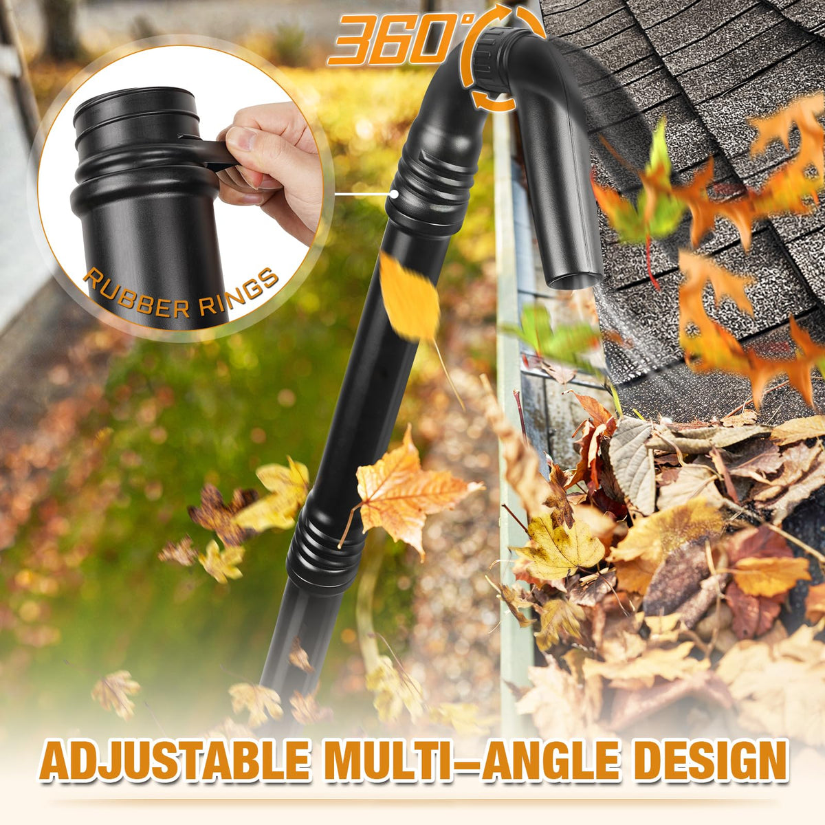Leaf Blower Attachment with Reflector J5859