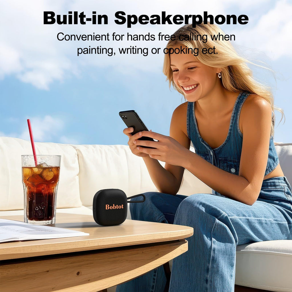 Portable Bluetooth Speaker IPX7 Black S184292
