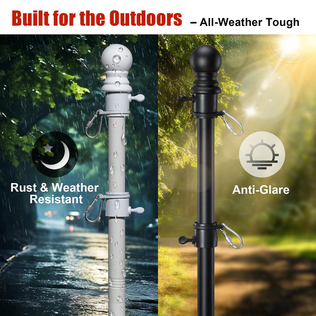 5ft Heavy Duty Stainless Steel Flag Pole F1928