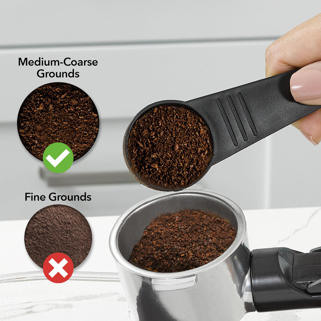 4-Shot Steam Espresso Cappuccino and Latte Maker with Stainless Steel Frothing Pitcher N2504