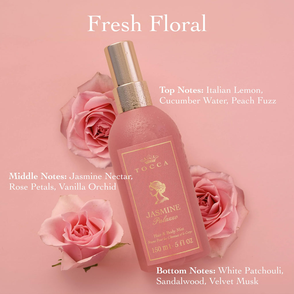 Jasmine Hair & Body Fragrance Mist M1351