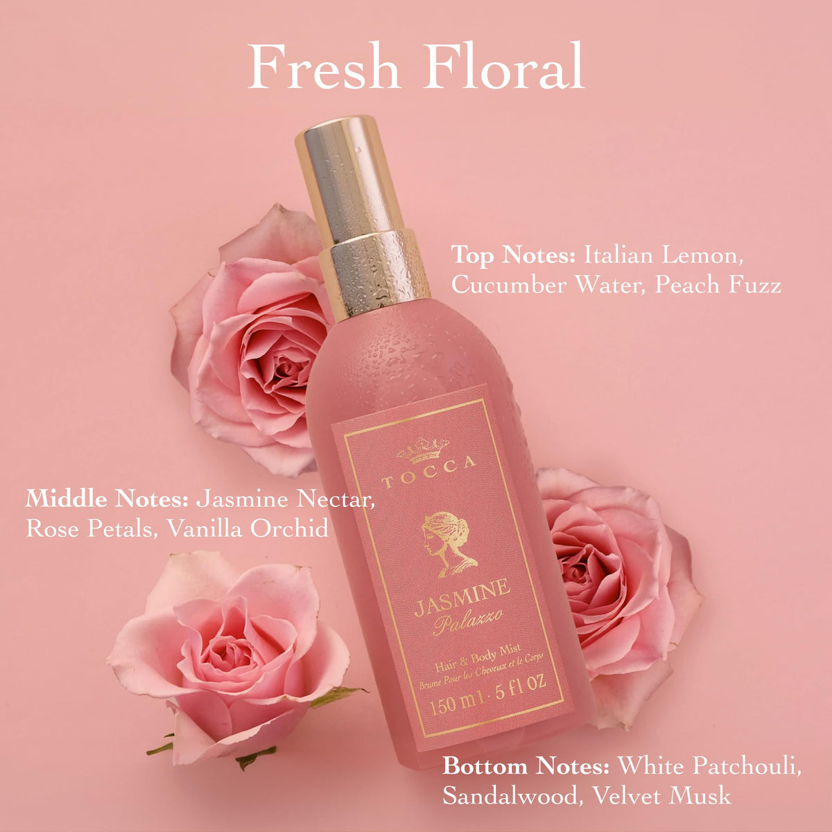 Jasmine Hair & Body Fragrance Mist M1351