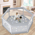 65x65 Inch Hexagonal Baby Playpen L608