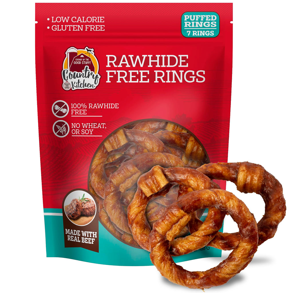 Beef Rings Dog Chews 7 Count K500