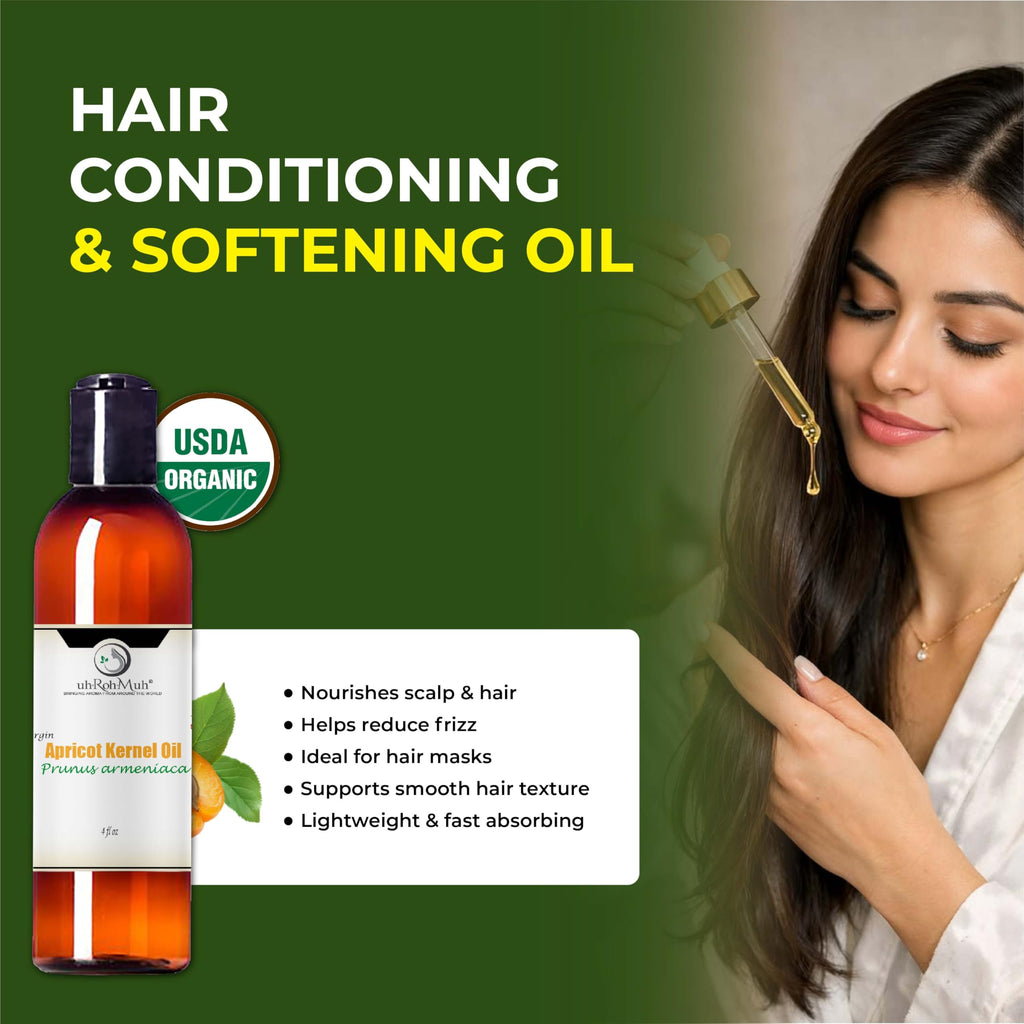 Cold Pressed Apricot Kernel Carrier Oil 4 Fl Oz U9033