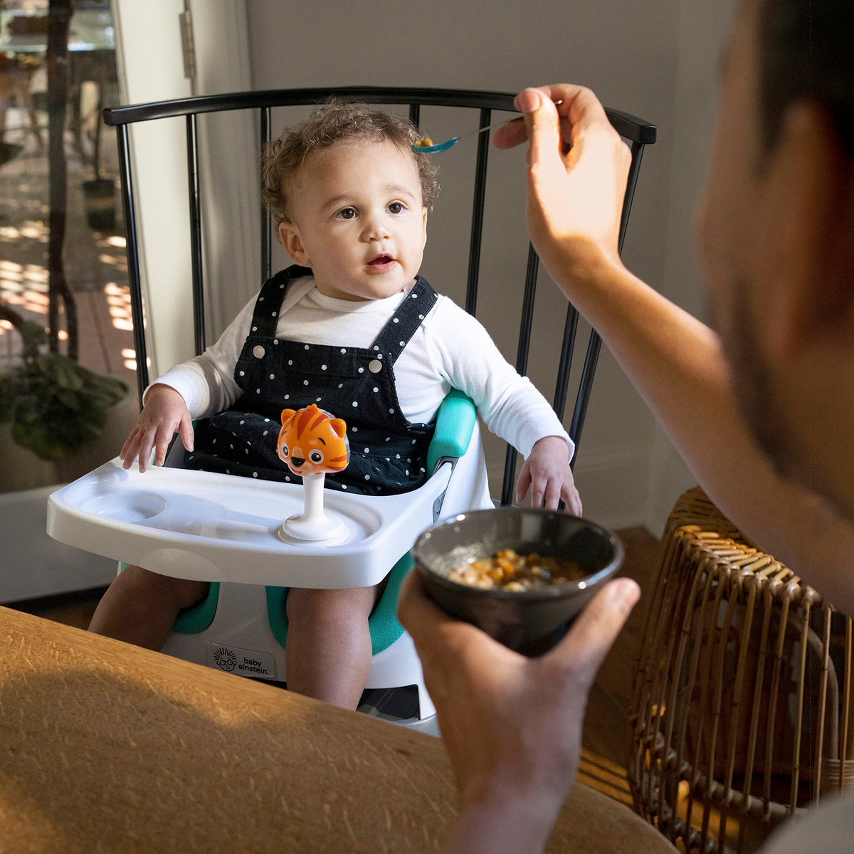 Booster Feeding & Floor Activity Seat with Self-Storing Tray B237