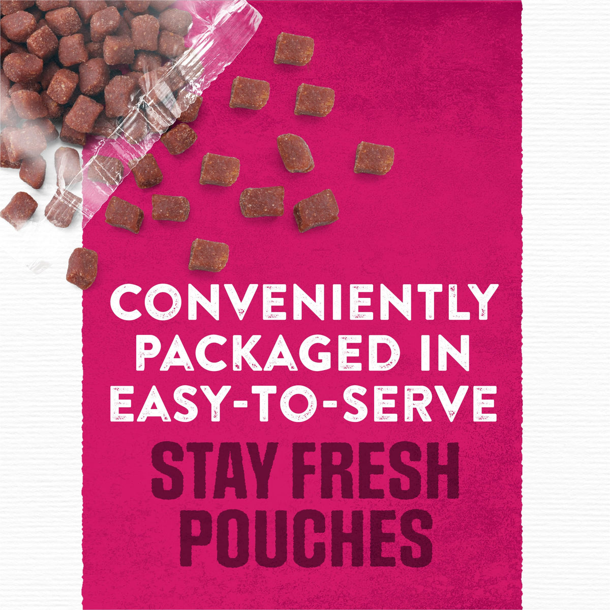 Moist & Meaty Soft Dog Food Pouches, 36 ct T92101