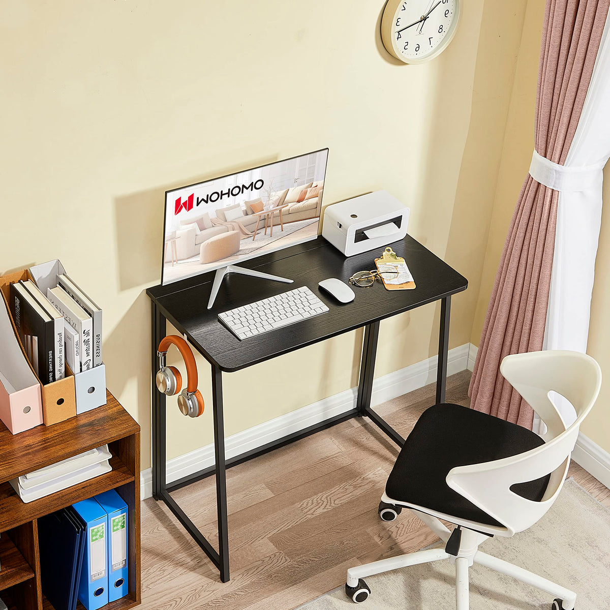 Black Folding Desk U9174